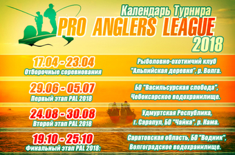 <p>С 24 по 30 августа в Сарапуле пройдет 2 этап рыболовного турнира, организованного Лигой Профессиональных Рыболовов Pro Anglers League - 2018. </p>
